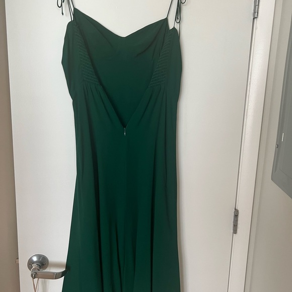 Reformation Juliette Dress in Emerald - Picture 3 of 6